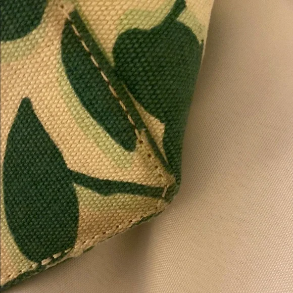 Kate Spade Green and White Botanical Tote - Picture 8 of 16